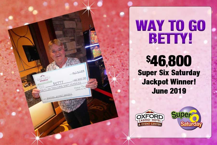 $46,800 Super Six Jackpot Winner