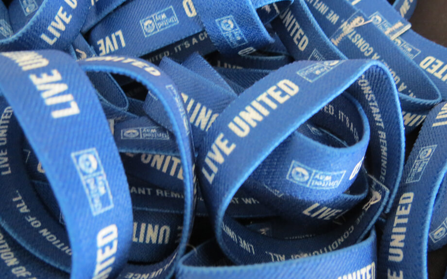 Oxford Casino Provides United Way Bracelet Photo