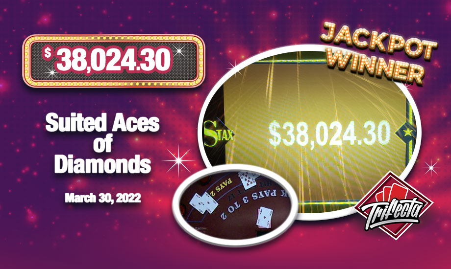 Suited Aces - $38,024.30