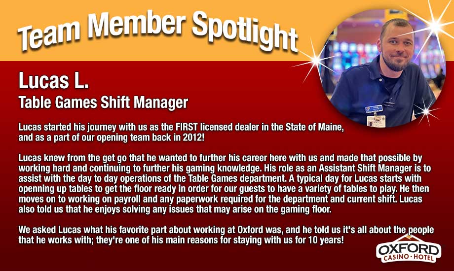 Lucas L - Team Member Spotlight