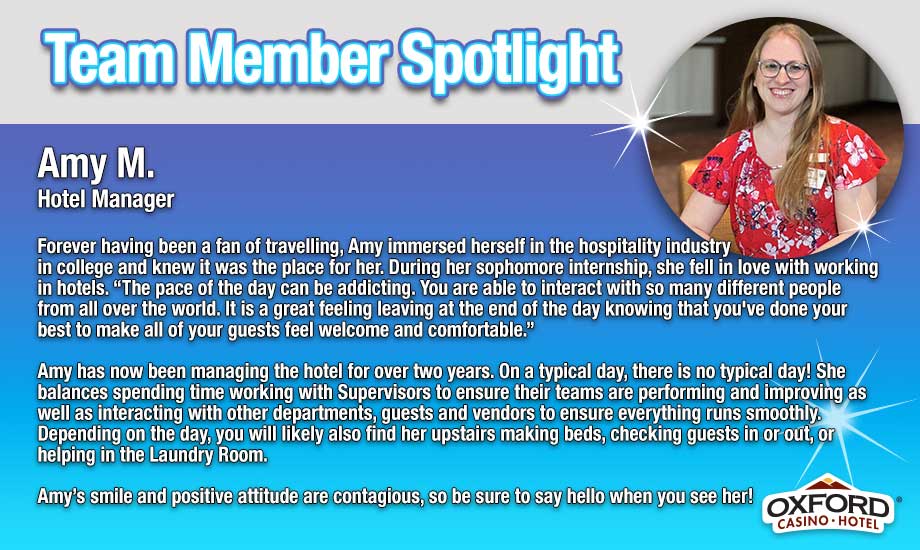 Team Member Spotlight - Amy M.