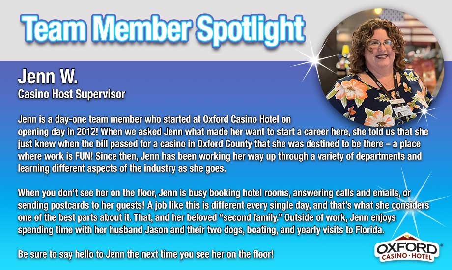 Team Member Spotlight - Jenn W.