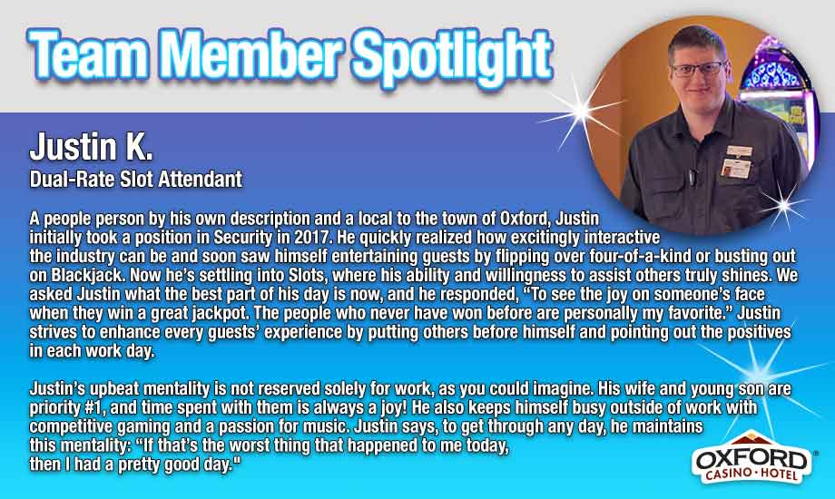 Team Member Spotlight - Justin K.