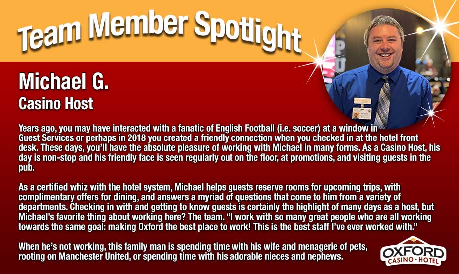 Michael G - Team Member Spotlight