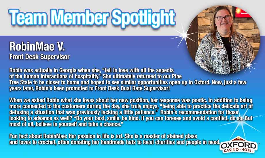 Team Member Spotlight - RobinMae V.