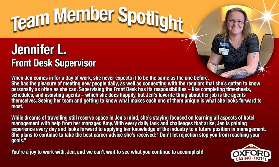 Jennifer L - Team Member Spotlight