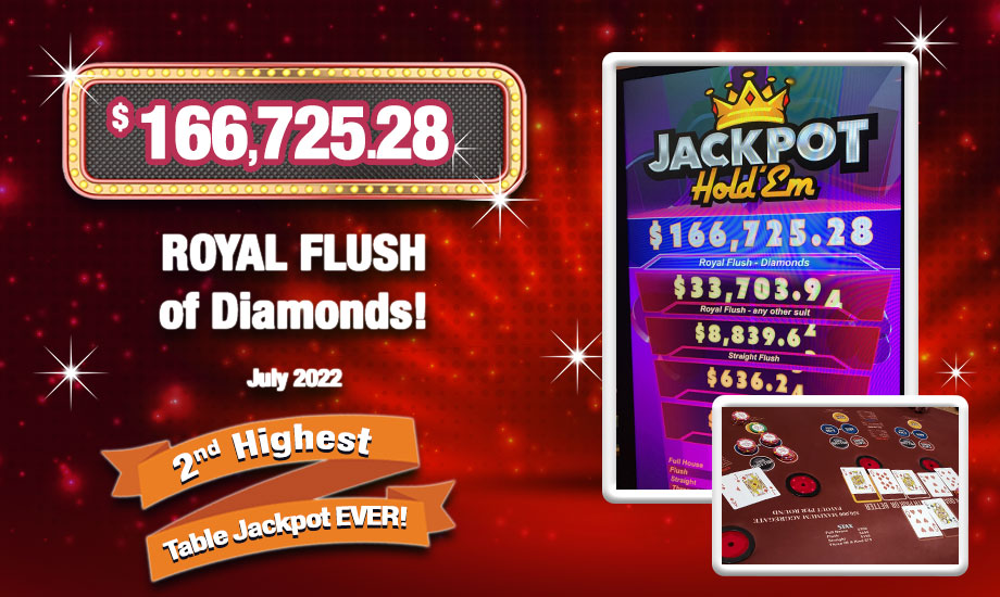 Royal Flush - $166,725.28 - Oxford Casino Hotel & Event Center