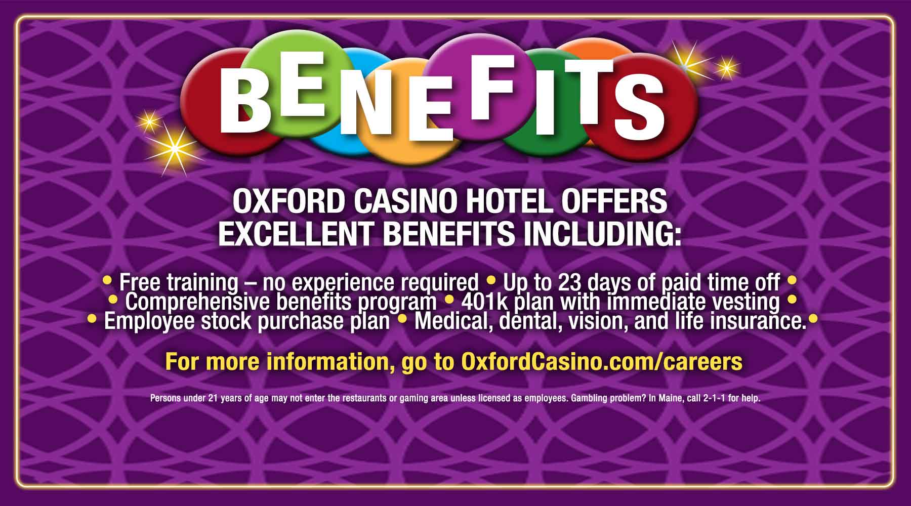 Employee Benefits - Now Hiring