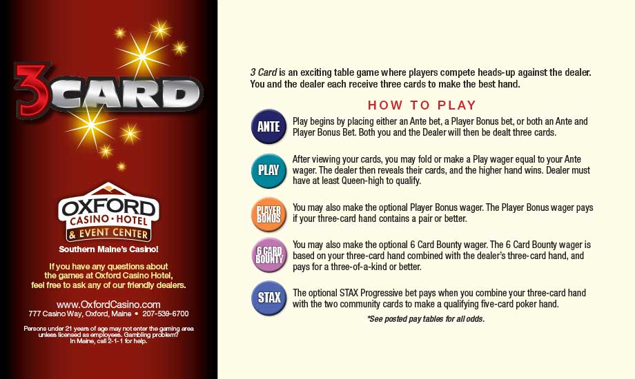3Card Game Rules