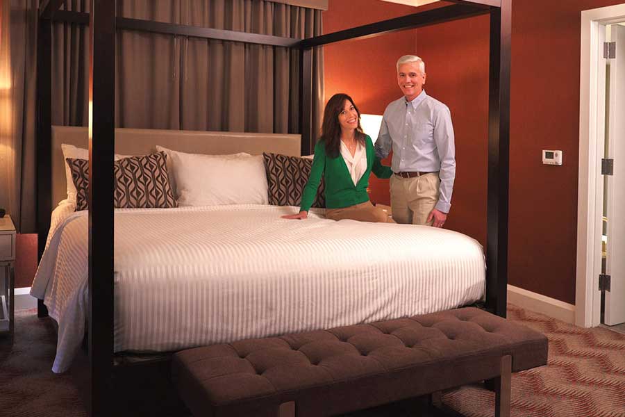 Couple in Hotel Suite