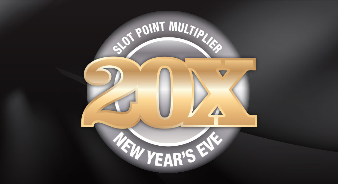 20x Slot points for New Years Eve at Oxford Casino Hotel