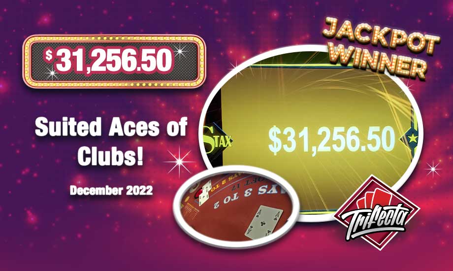 Suited Aces of Clubs $31,256.50 12/29/22