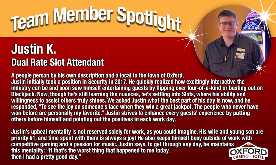 Team Member Spotlight - Justin K