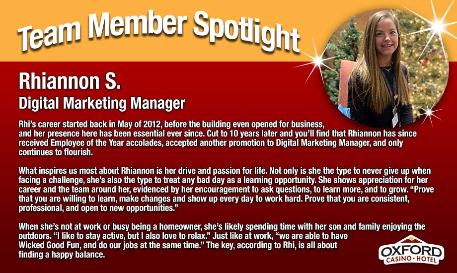 Rhiannon S - Team Member Spotlight