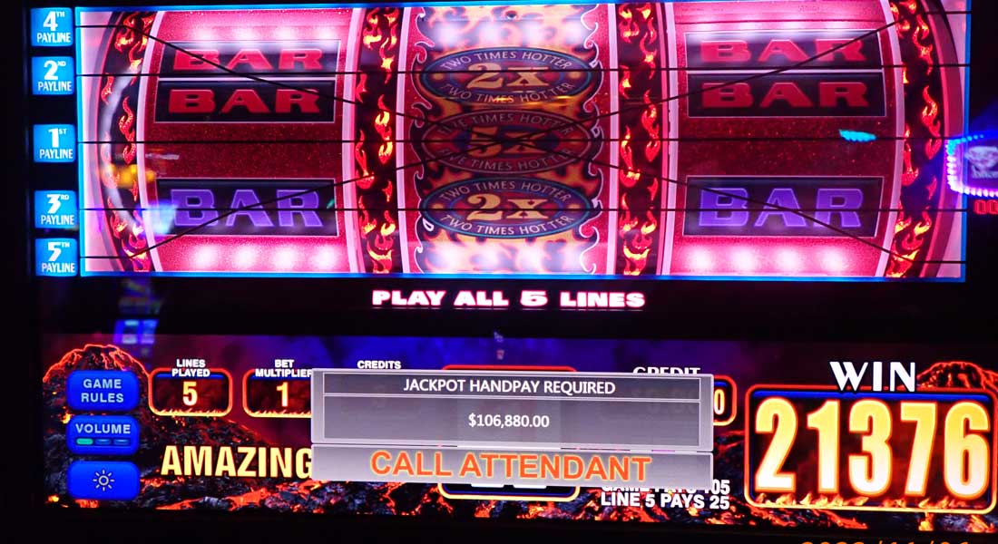 Jackpot Gallery $106K Slot machine win