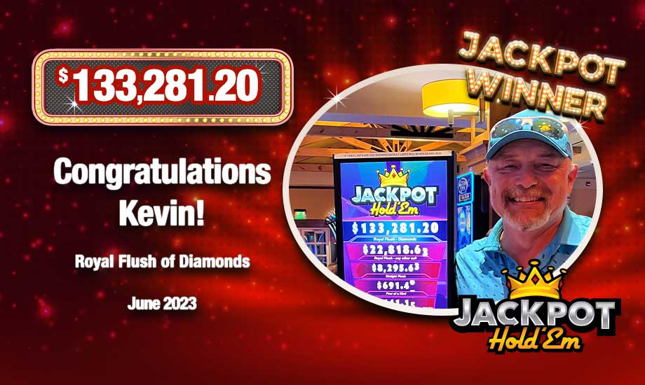 Three Kings - Table Games Jackpot Winner at Oxford Casino Hotel & Event Center