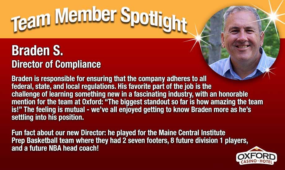 Team member Spotlight - Braden S