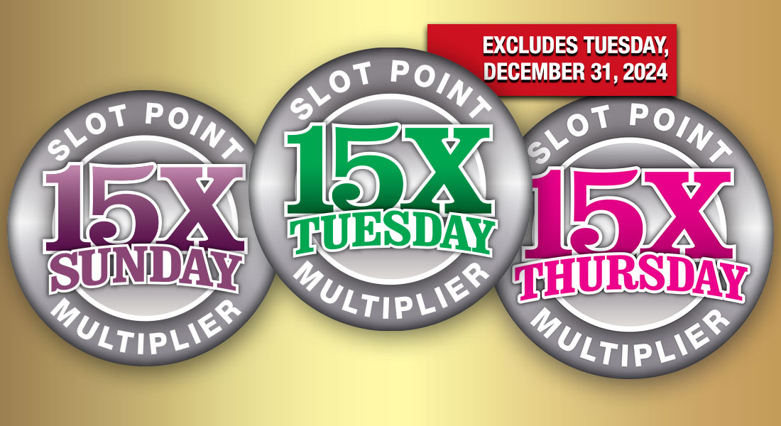Point Multiplier Slot Machine Casino Promotions & Events | Oxford Casino