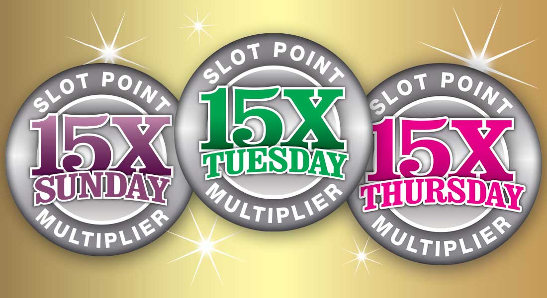 15x Slot Point Promotions at Oxford Casino Hotel