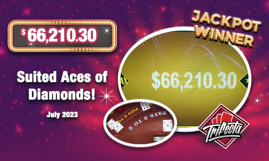 Table Games Progressive Jackpot WINNER $66,210.30