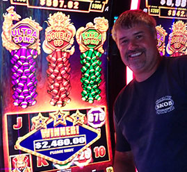 Slot Machine Jackpot Winner Shawn M. Bao Zu Fu $2,460.00 July 2023