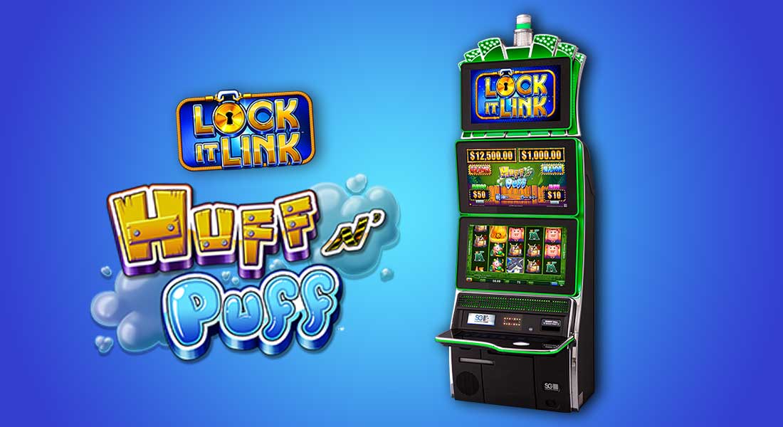Light and Wonder Slot Machine Lock it Link Huff n' Puff