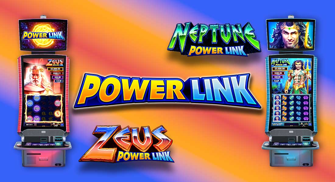 Light and Wonder Slot Machine Powerlink Neptune and Powerlink Zeus