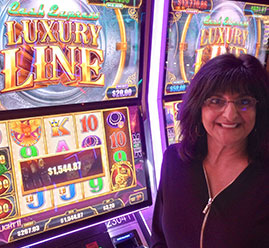 Cash Express Luxury Line Slot Machine JACKPOT WINNER Deborah G. $1,544.87