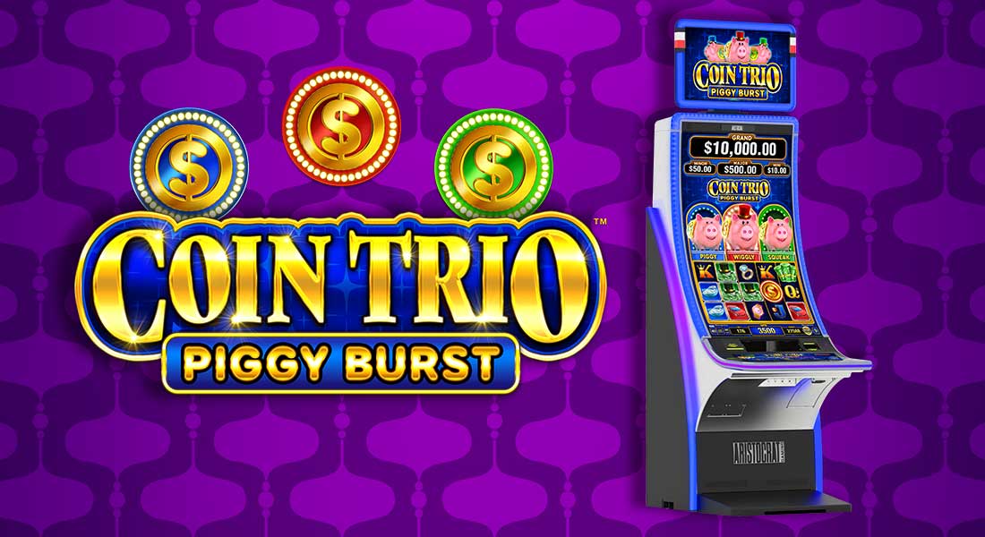 Coin Trio Piggy Burst by Aristocrat