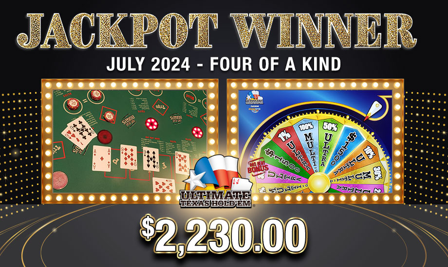 Table Games Jackpot Winner at Oxford Casino Hotel! Join the Oxford Rewards Loyalty Club today!