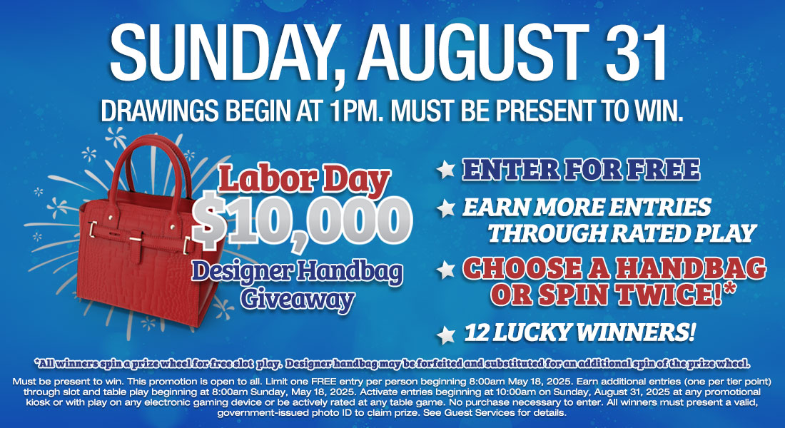 Labor Day Designer Handbag Giveaway