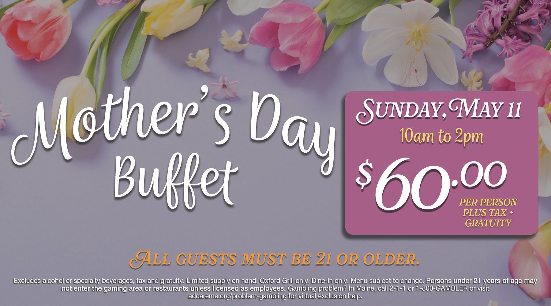 Brunch Buffet for Mother's Day