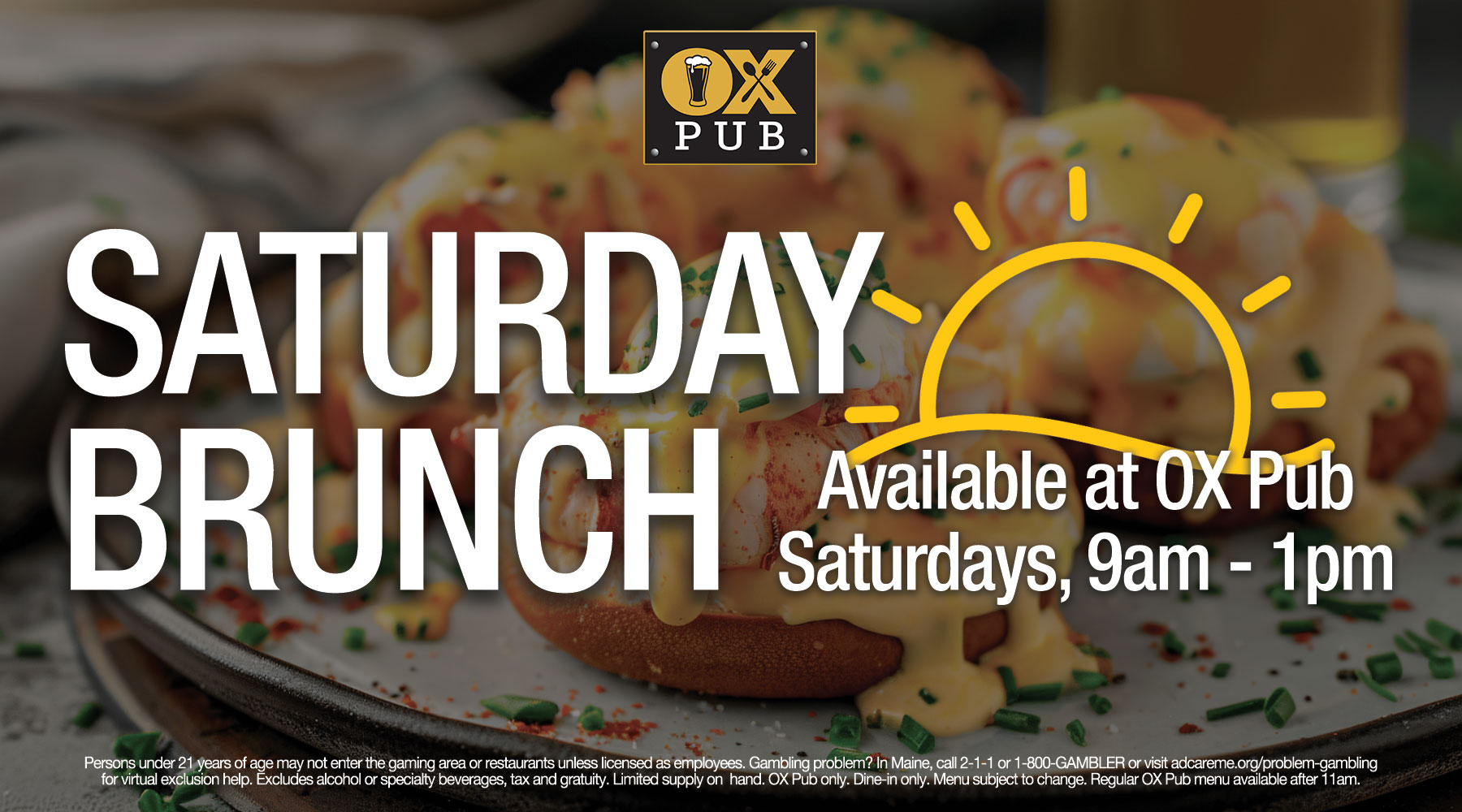 Saturday Brunch at OX Pub 9-1