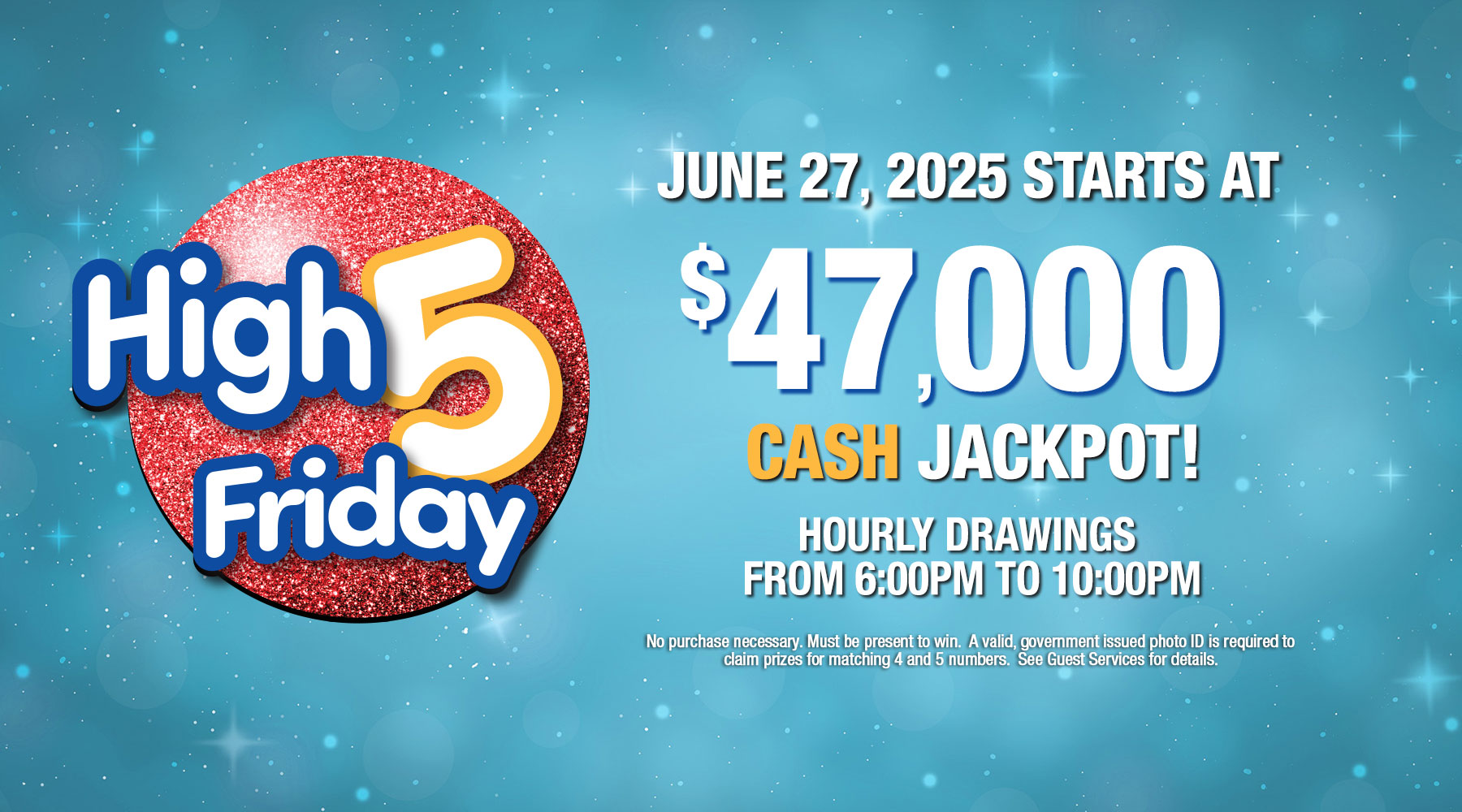 high five friday $47k