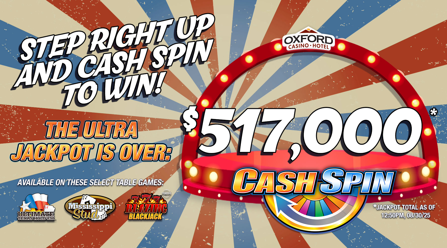 Cash Spin $517K