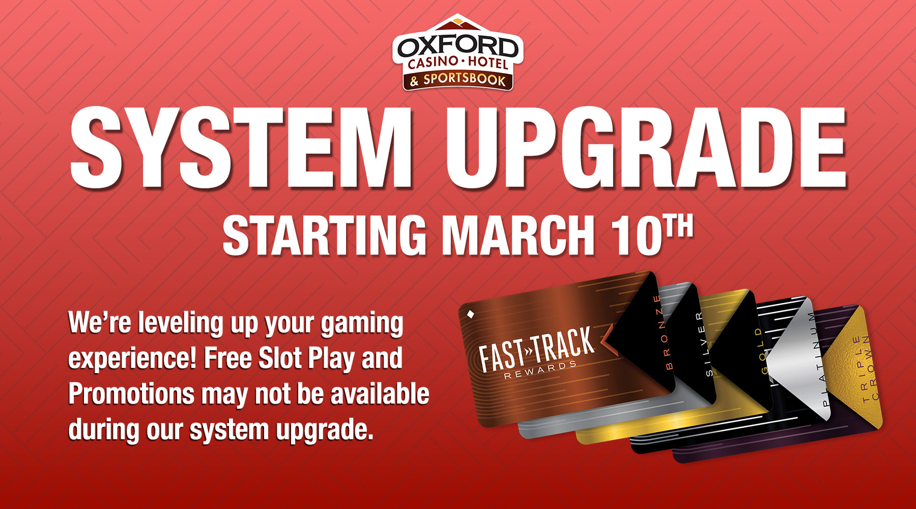 System upgrade march 10