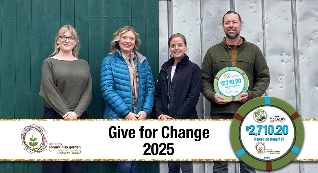 GIVE FOR CHANGE ALAN DAY COMMUNITY GARDEN