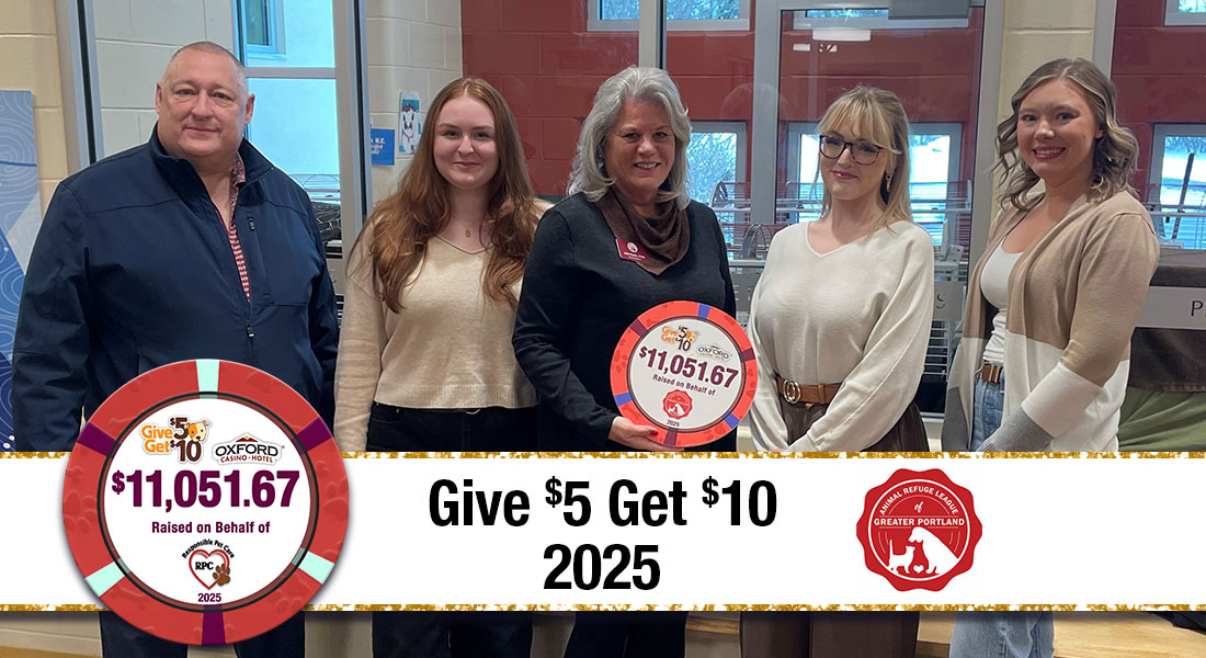 GIVE $5 ARLGP CHECK PRESENTATION