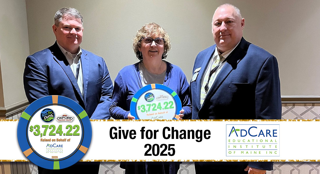 GIVE FOR CHANGE ADCARE