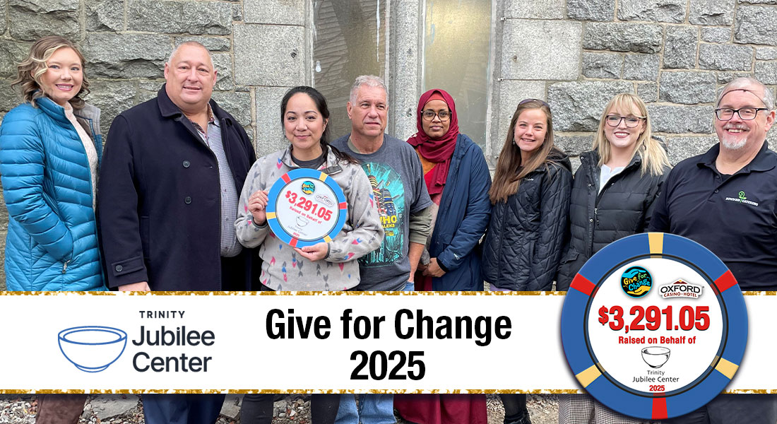 GIVE FOR CHANGE JUBILEE CENTER