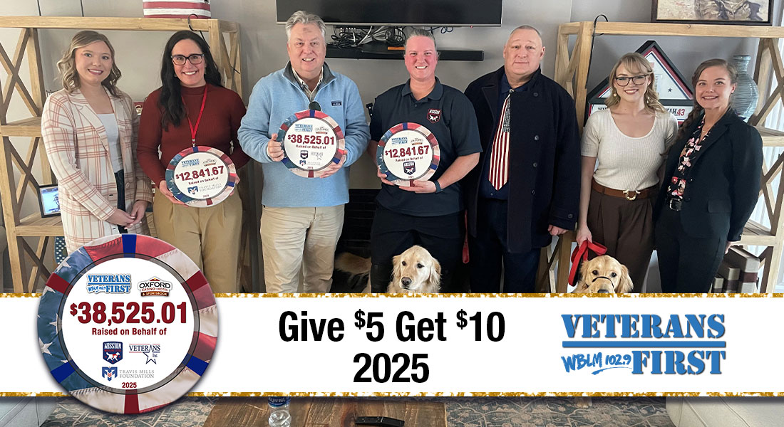 VETERANS FIRST CHECK PRESENTATION