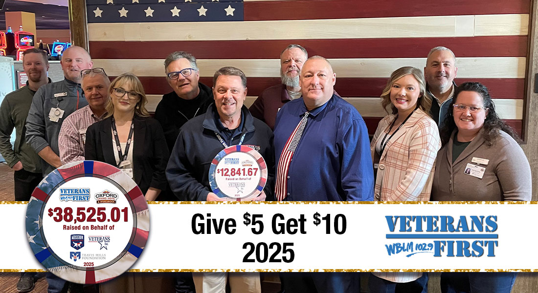 VETERANS FIRST CHECK PRESENTATION