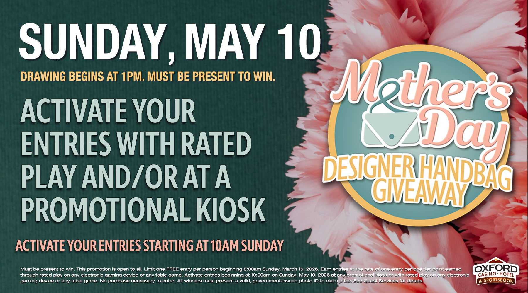 activate mothers day entries