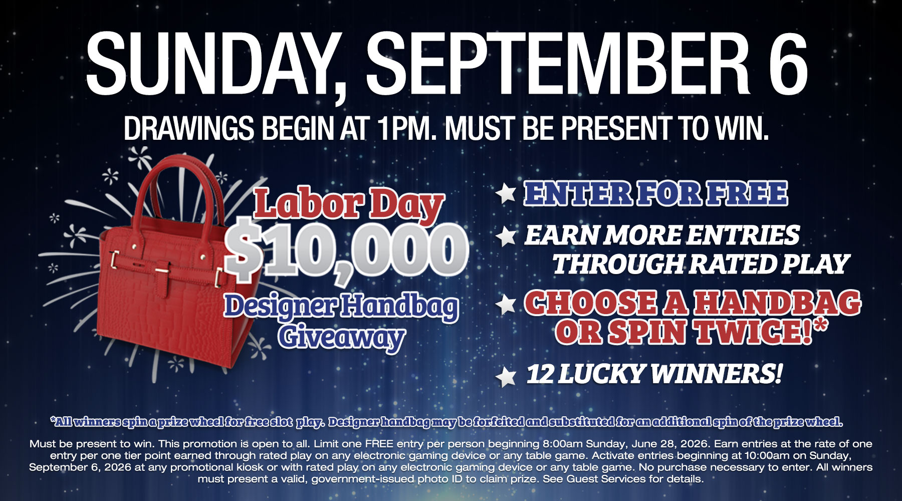 Labor Day Designer Handbag Giveaway 2026