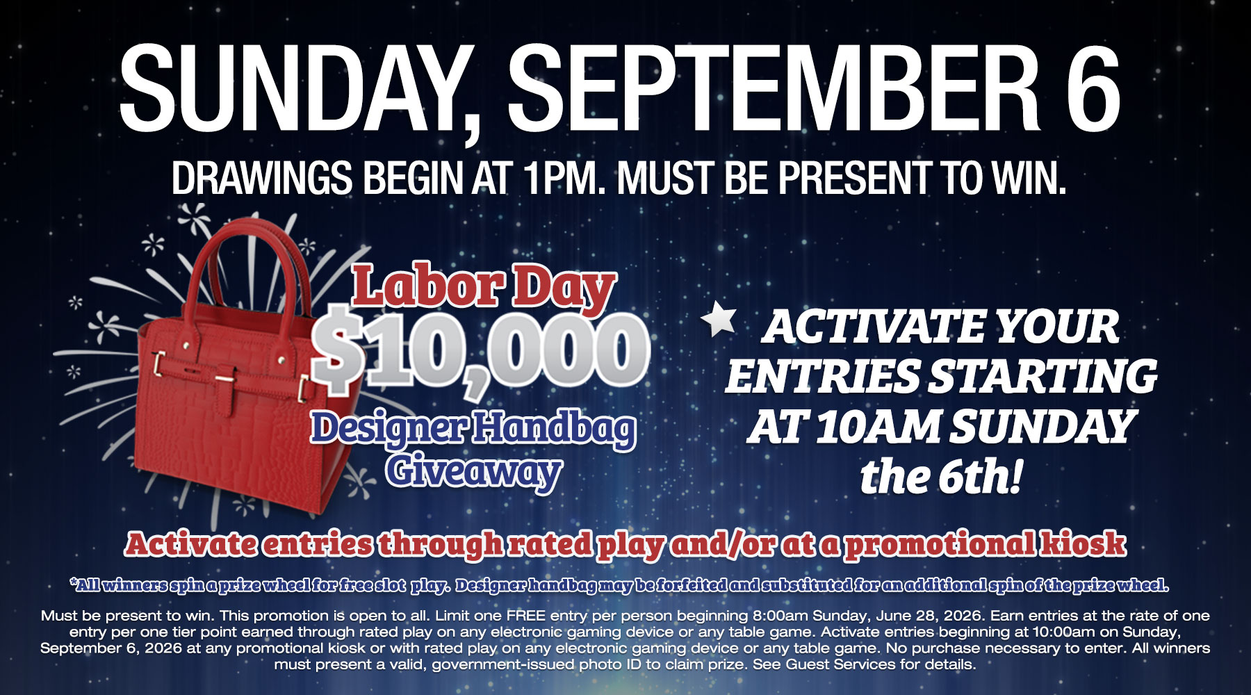 Labor Day Designer Handbag Giveaway 2026