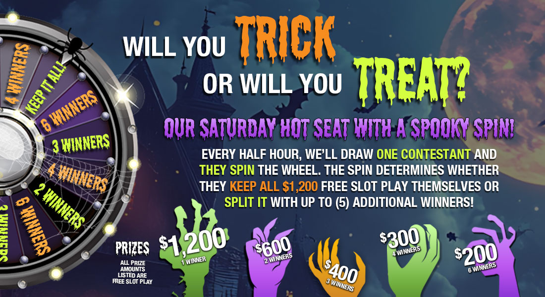 Haunted Hot Seat Prize Wheel